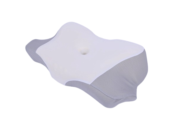 Orthopaedic memory foam pillow with ergonomic neck support and slow rebound feature for comfort and injury prevention.